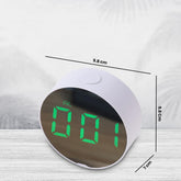 Kuber Industries ABS Battery Oprated Loud Digital Alarm Clock|Desk, Table Clock|Alarm Clock For Heavy Sleepers (White)
